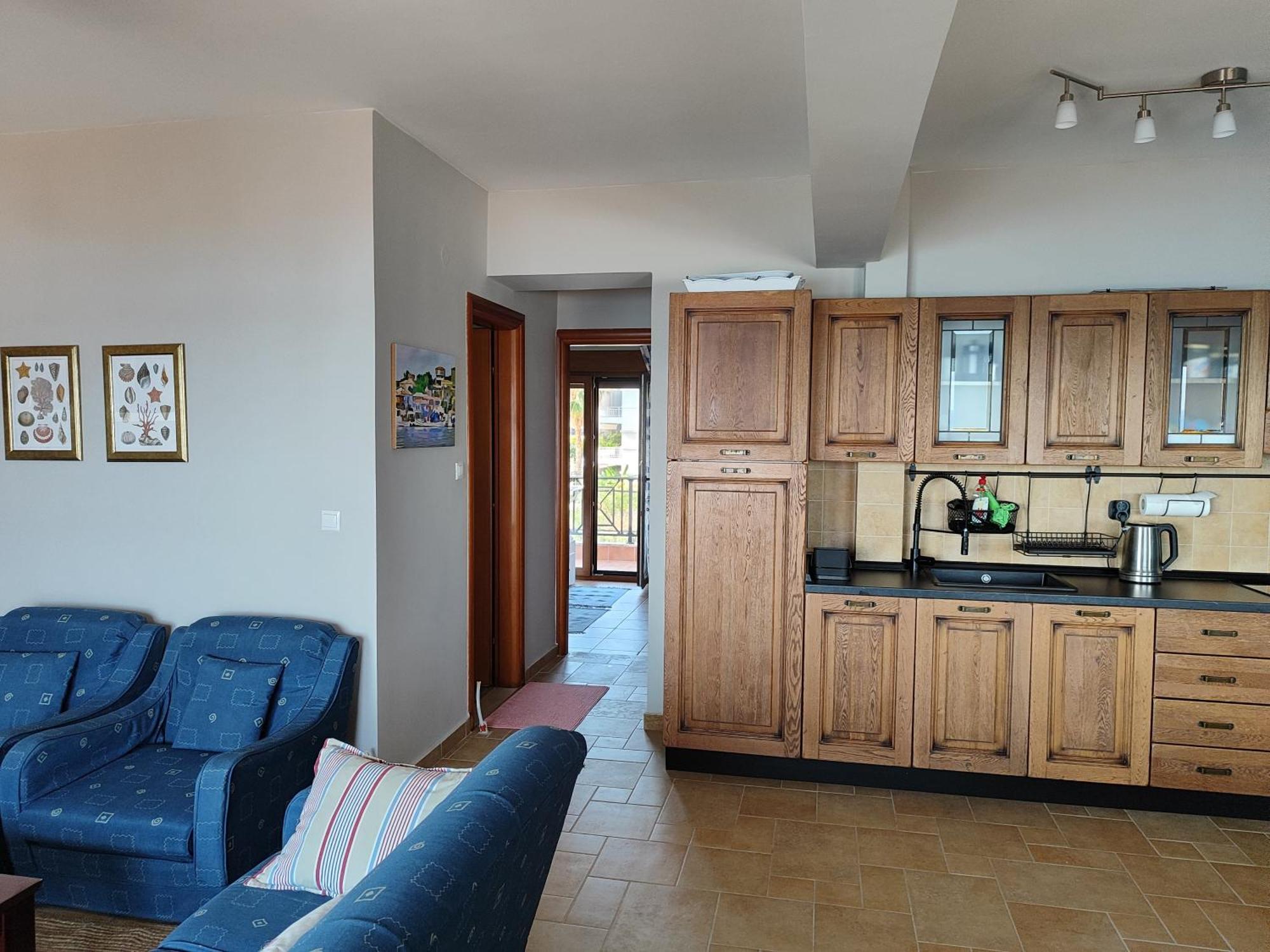 Navy Blue Apartment Nea Skioni Exterior foto