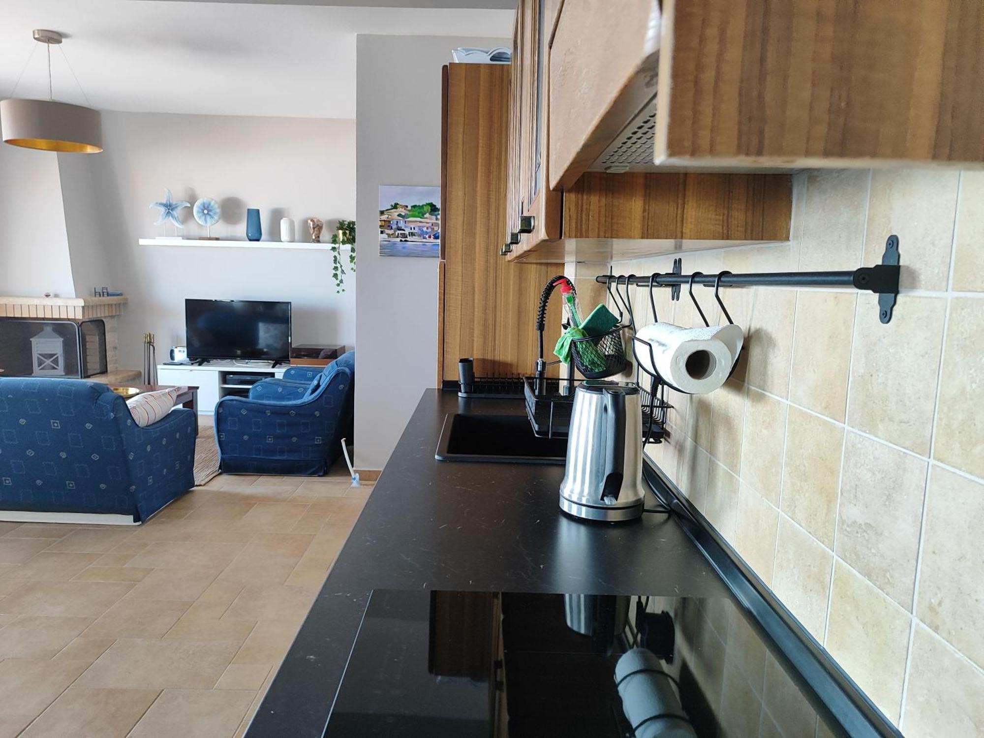 Navy Blue Apartment Nea Skioni Exterior foto