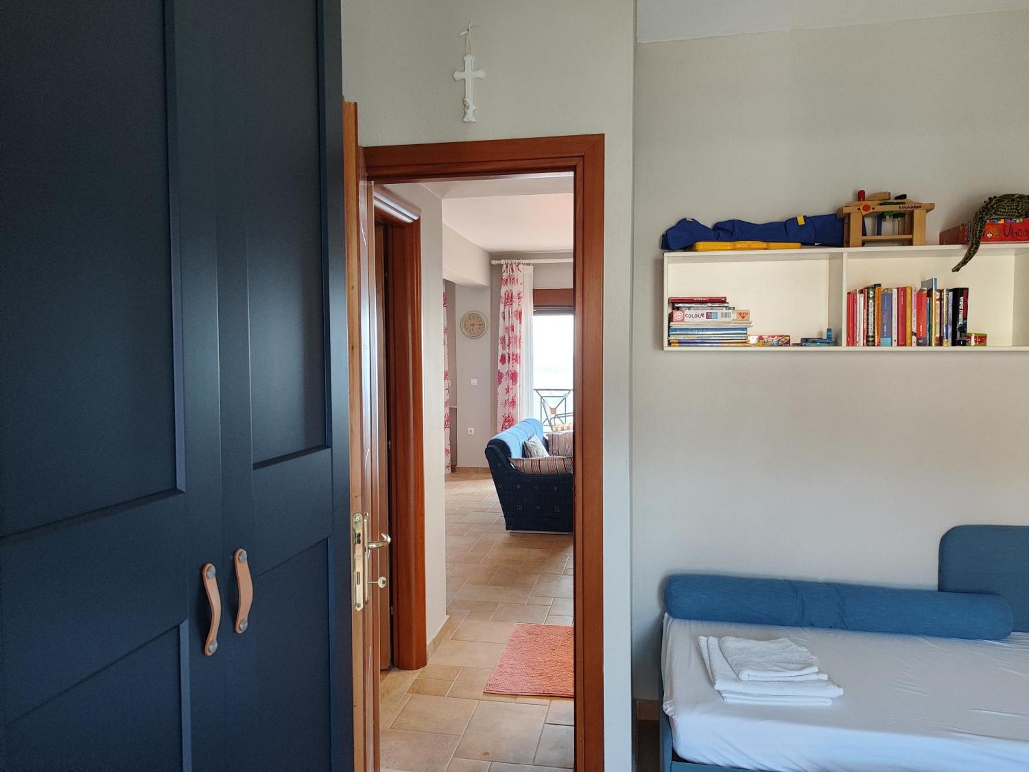Navy Blue Apartment Nea Skioni Exterior foto